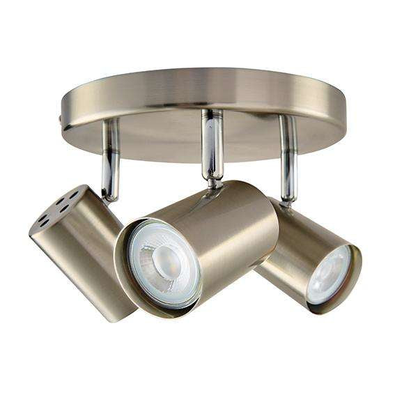 Armstrong Lighting:Arezzo 3 Light Spotlight Satin Chrome